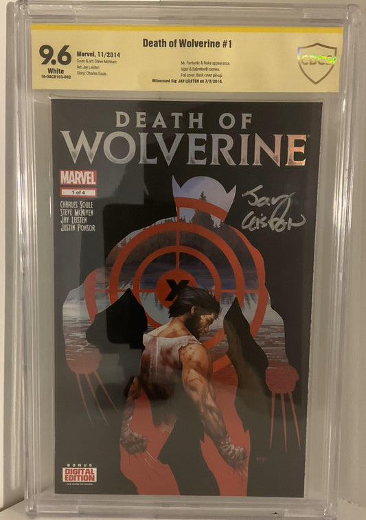 Death of Wolverine #1 - Signed by Jay Leisten