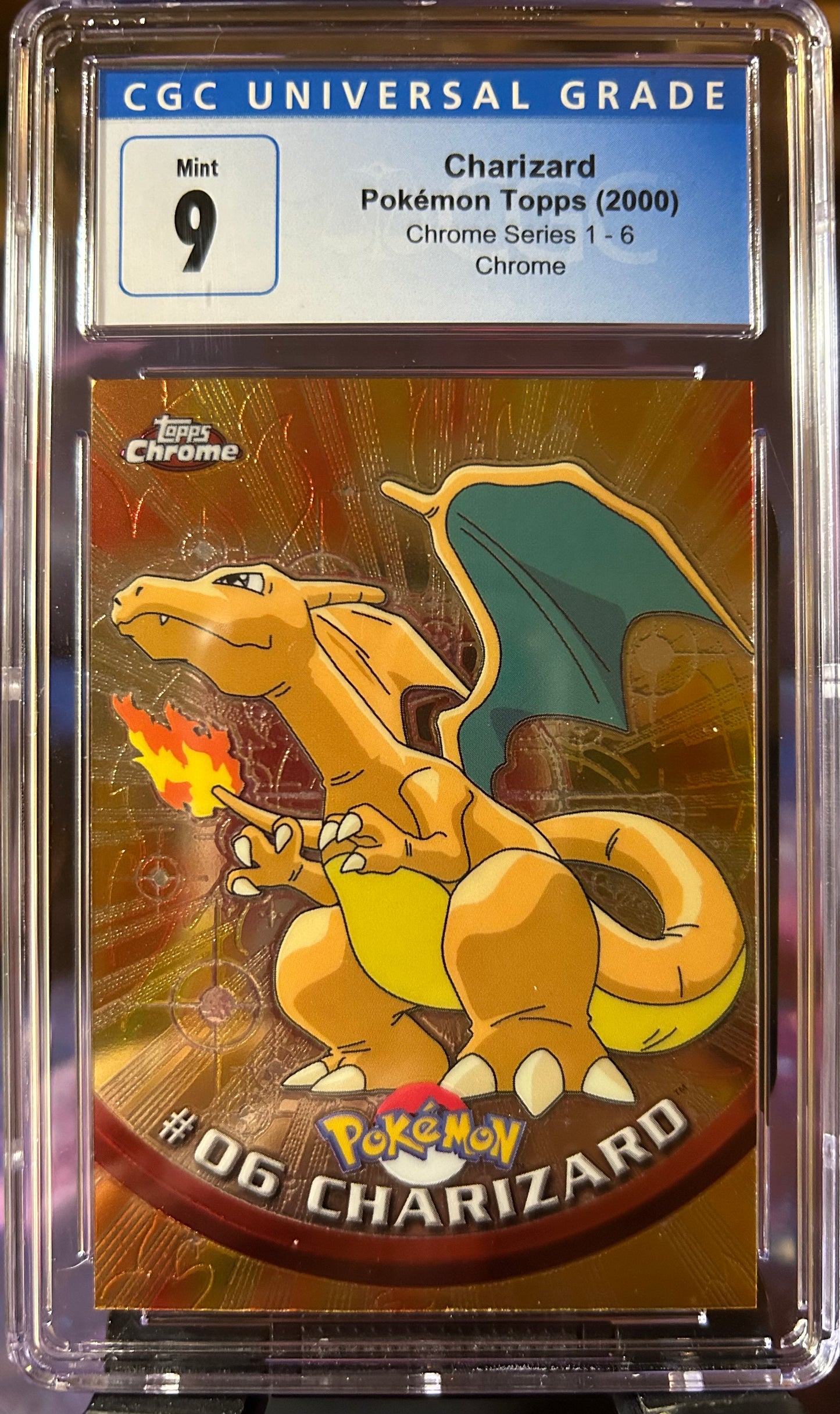 2000 Topps Chrome Charizard